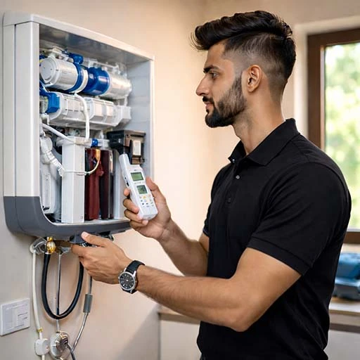 RO water purifier repair service for low pressure, bad taste and leakage issues